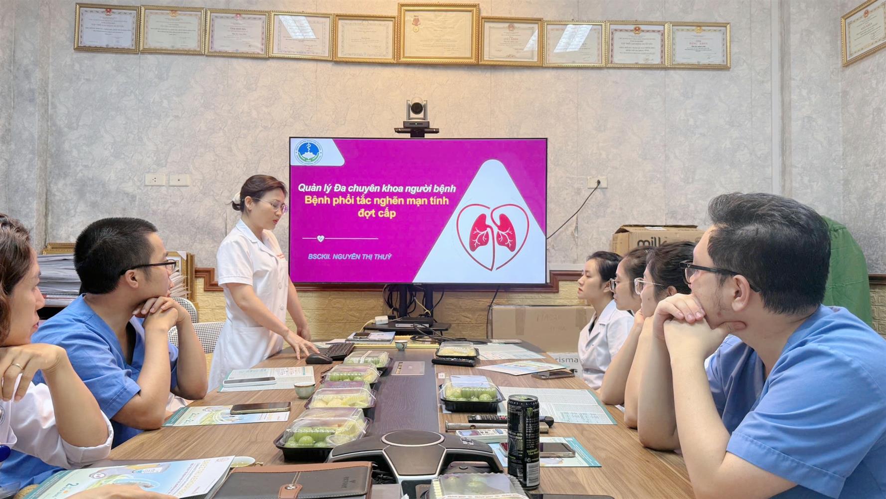 SINH HOẠT KHOA HỌC: CẬP NHẬT QUẢN LÝ ĐA CHUYÊN KHOA NGƯỜI BỆNH COPD ĐỢT CẤP